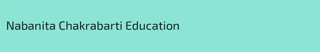 Nabanita Chakrabarti Education